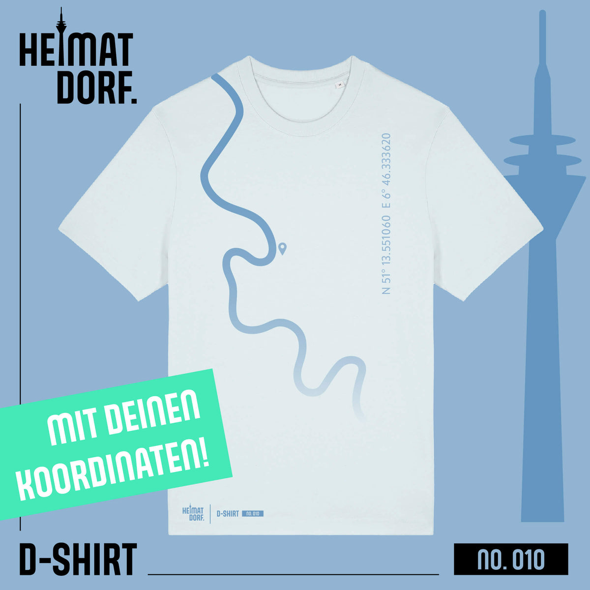 D-Shirt No. 010 | Das Düsseldorf T-Shirt