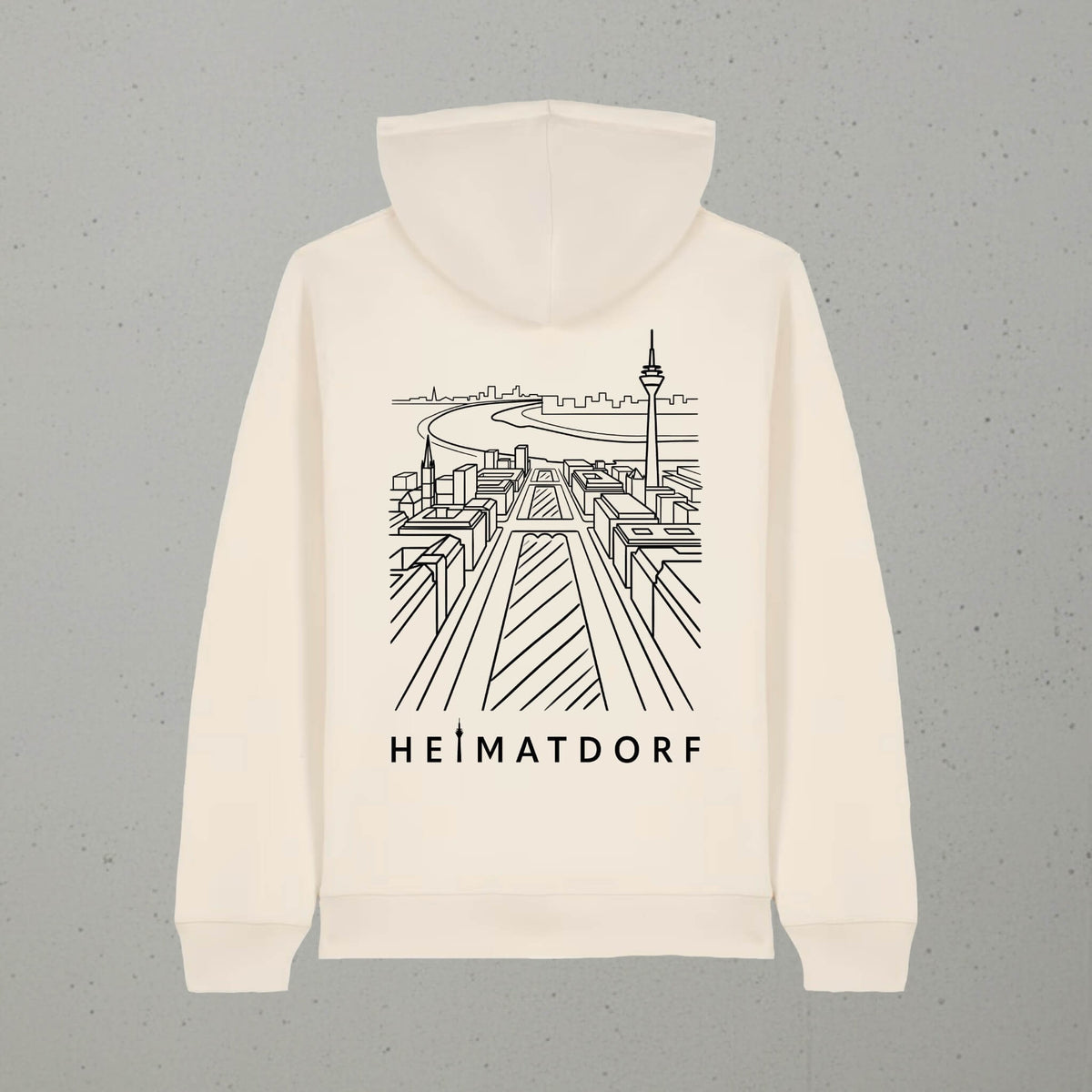 Packshot des HEIMATDORF line Art Hoodie