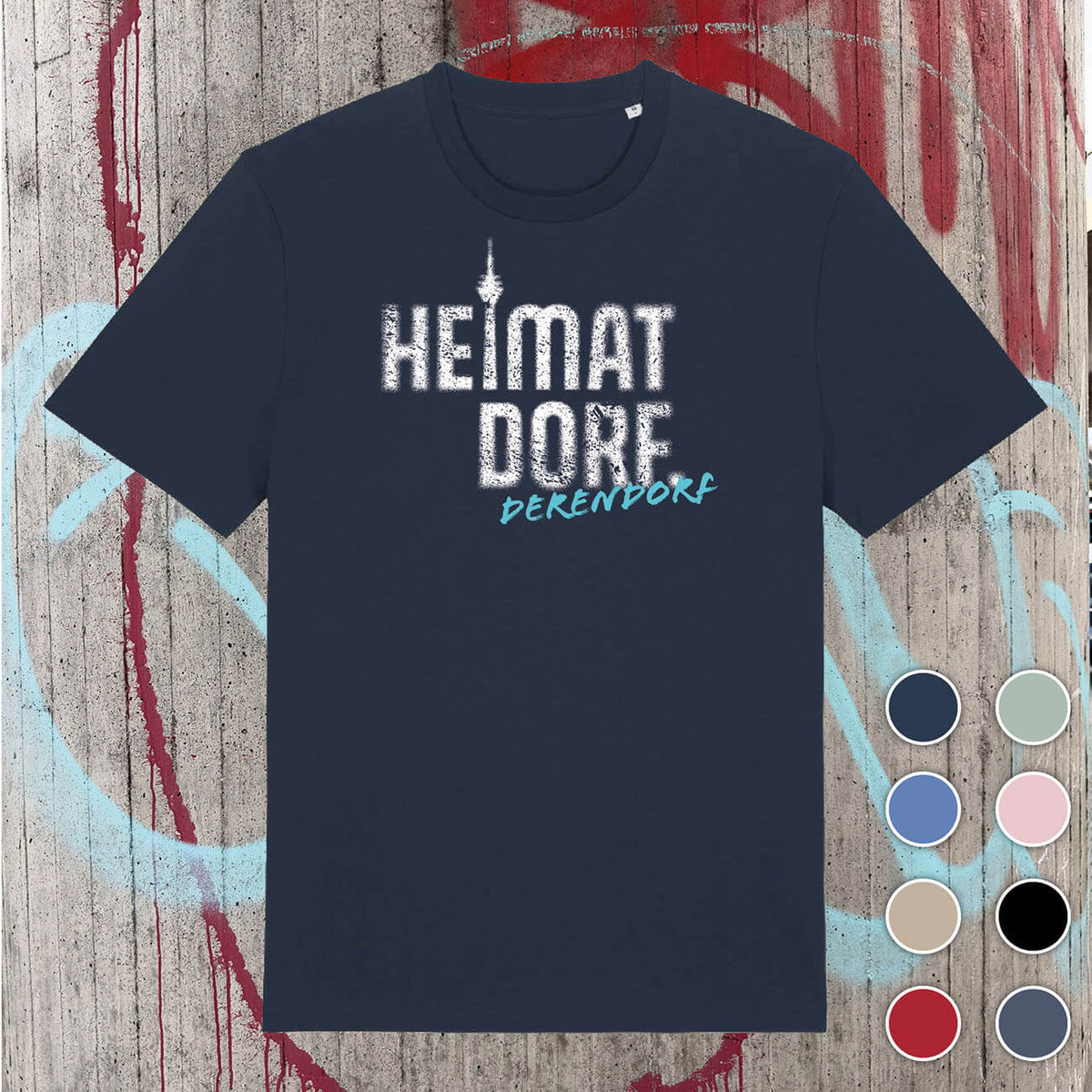 Düsseldorf Stadtteil T-Shirt "Graffiti"