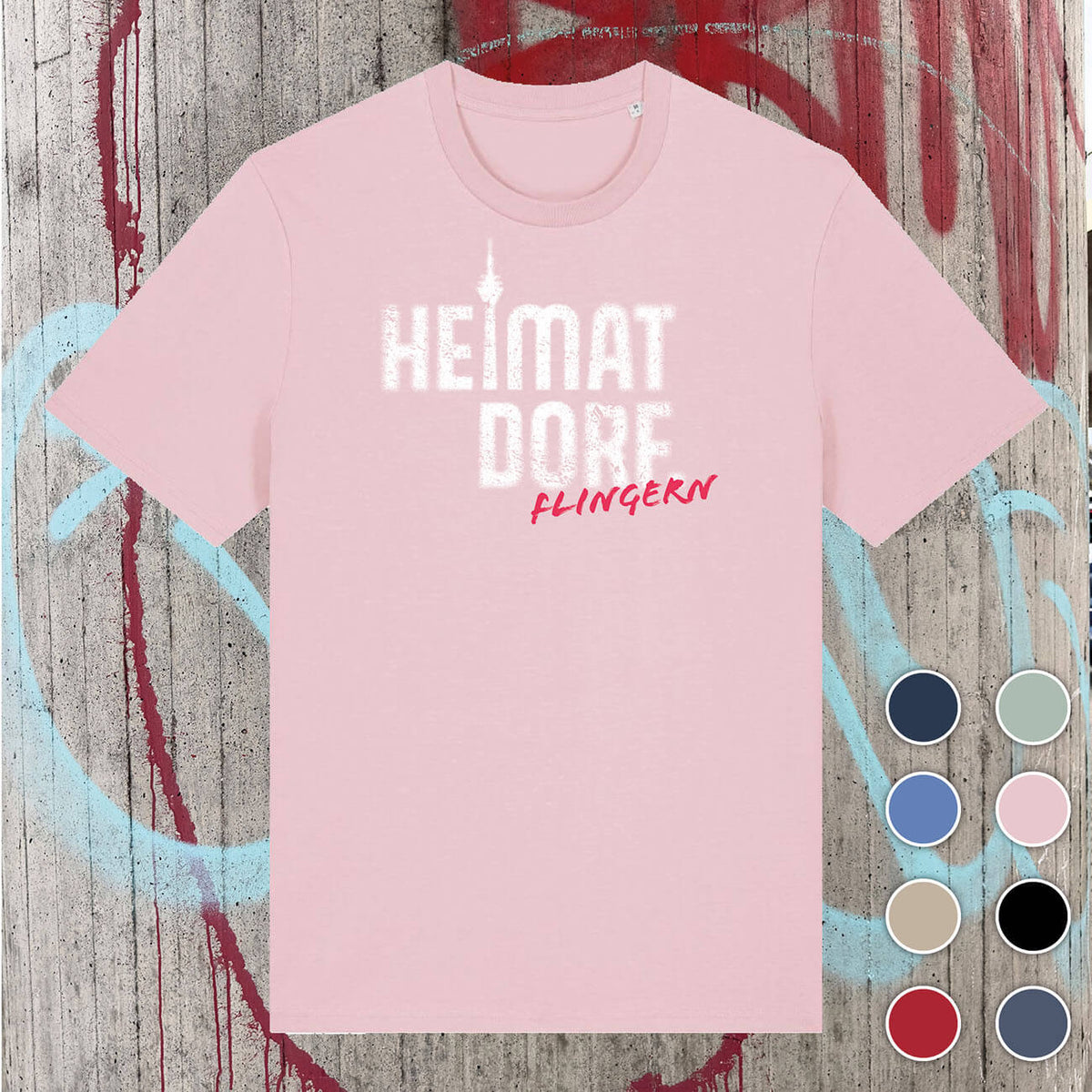 Düsseldorf Stadtteil T-Shirt "Graffiti"