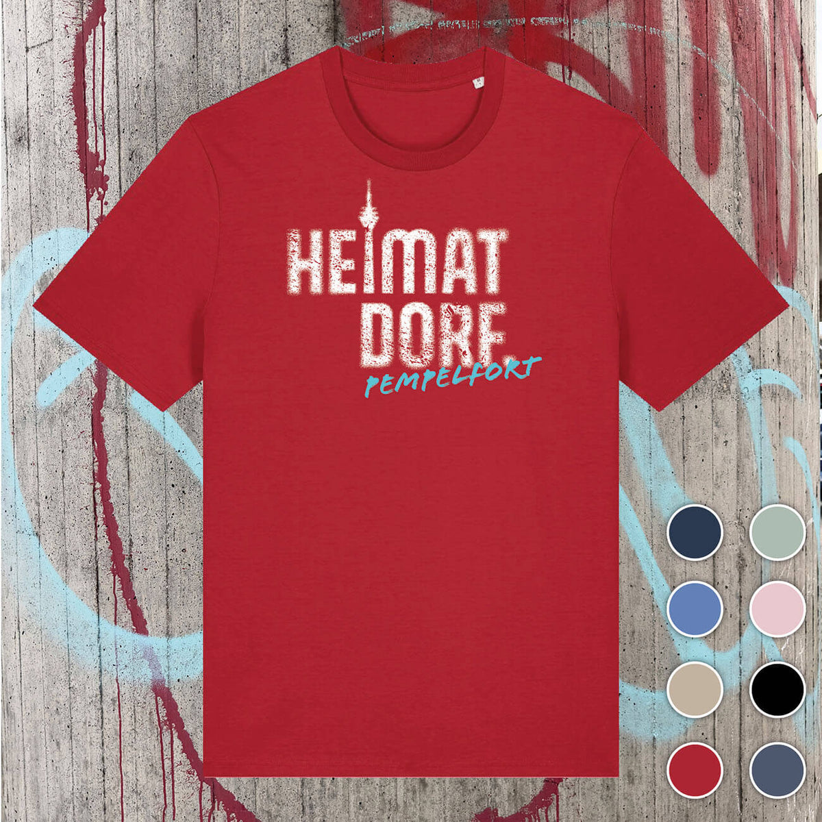 Düsseldorf Stadtteil T-Shirt "Graffiti"