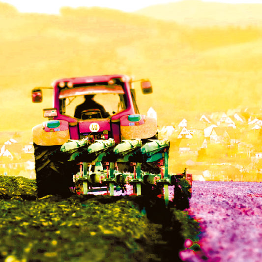 Popart Wandbild "Traktor 2"