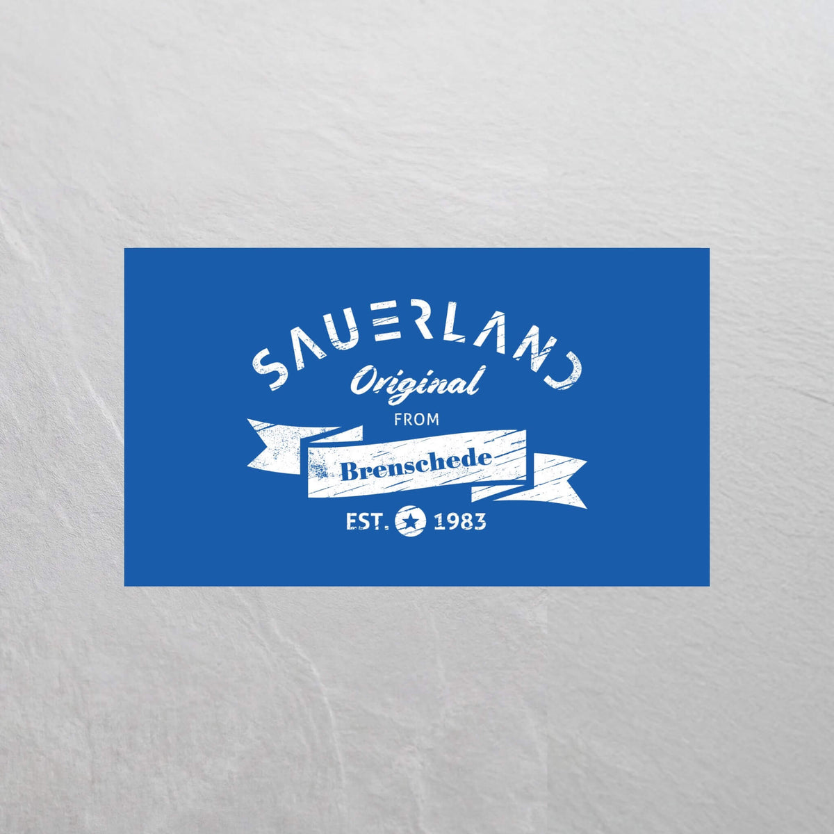 Sauerland Hissfahne in mittelblau