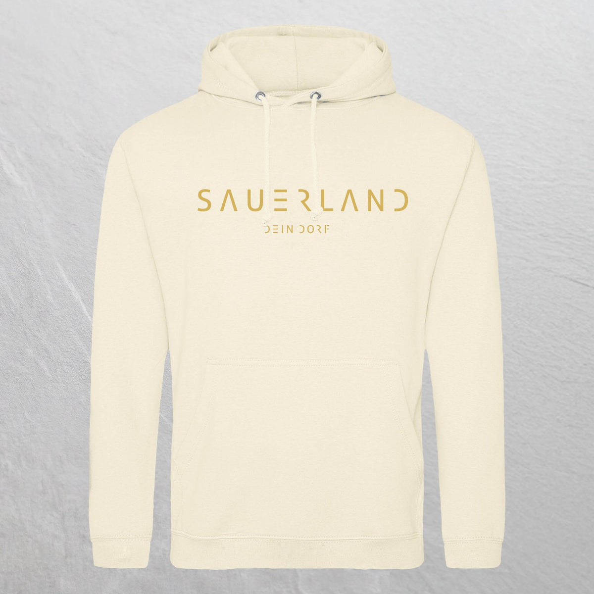 Produktfoto des Sauerland Hoodie Dorfdesign 2.0 in milkshake