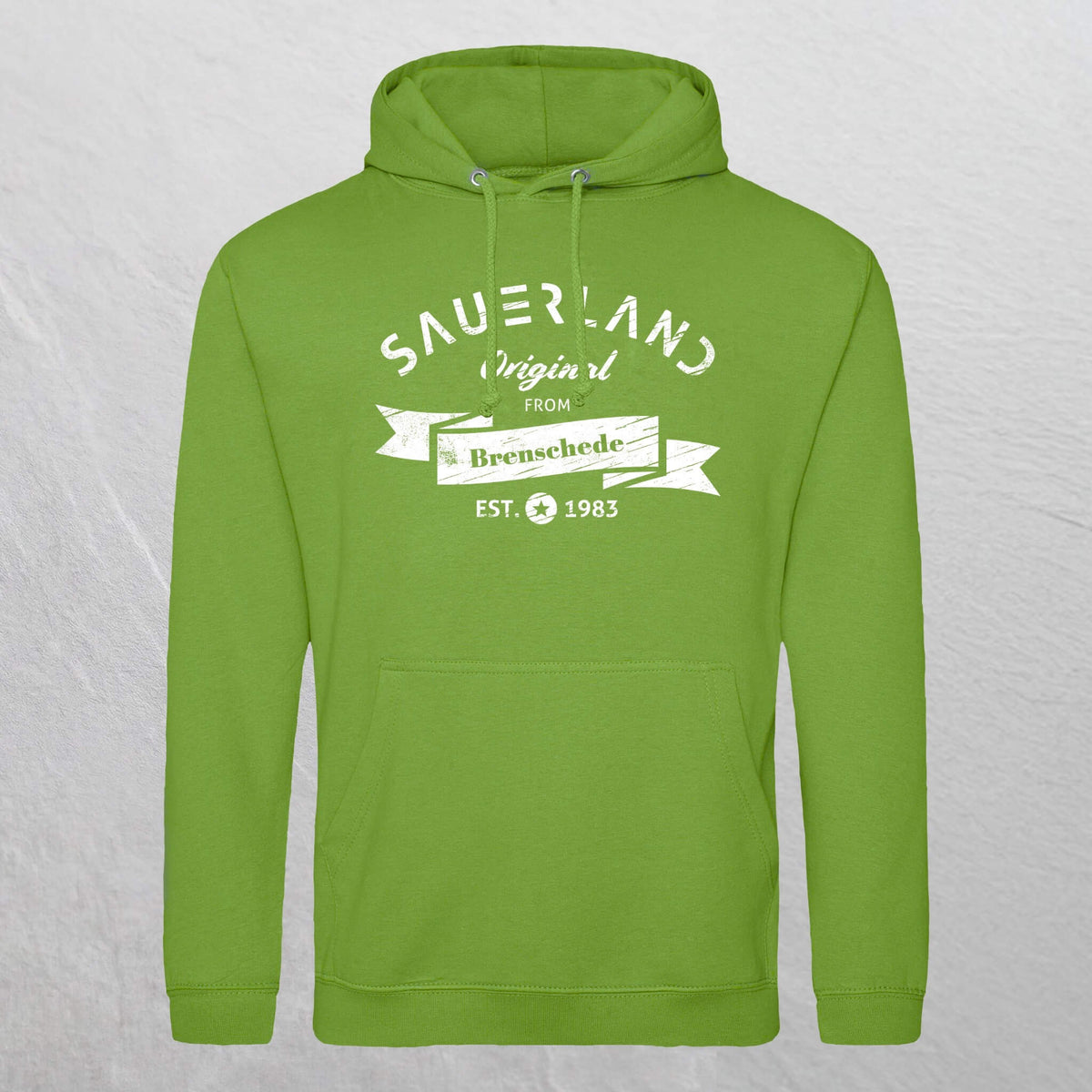 Produktfoto des newSAUERLAND Hoodie original from in limettengruen
