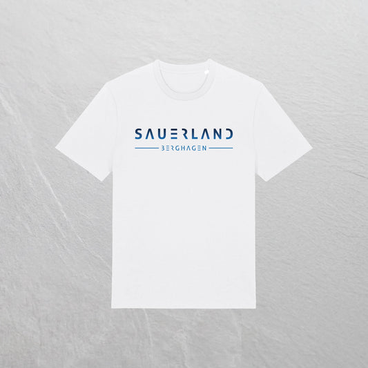 Produktfoto des newSAUERLAND T-Shirts im gradient Design in der Farbe weiß