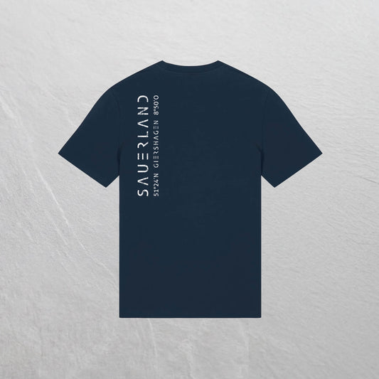 Produkfoto des Sauerland T-Shirt mit Backprint in navy