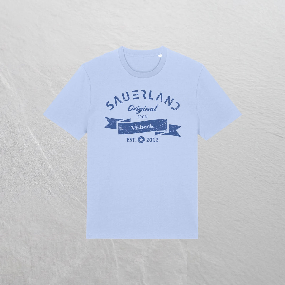 Produktfoto des newSAERLAND Original from T-Shirt in der Farbe Hellblau.