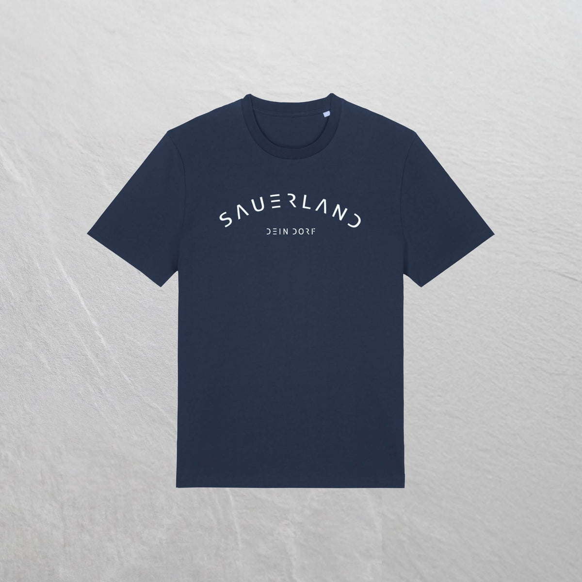 Produktfoto des neuen Sauerland T-Shirt mit Dorfnamen in der Farbe navy